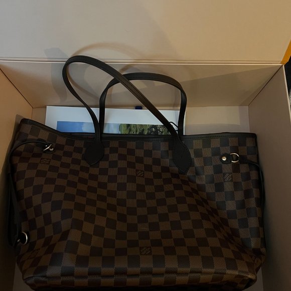 Louis Vuitton Neverful MM Damier Ebene Cherry - Picture 7 of 7